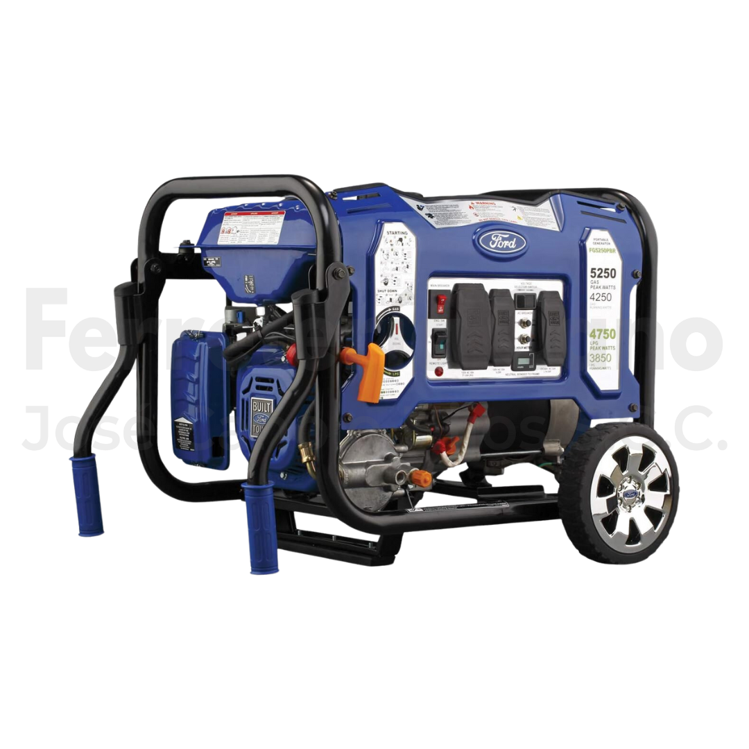 Generador Ford FG5250PBR 5250W dual gasolina y GLP