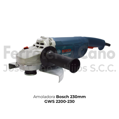 Amoladora Bosch 7\'\' GWS2200-180 2200W Angular Profesional