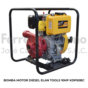 Bomba motor diesel 10hp 2X2 Elan tools 186FA KDP50BC