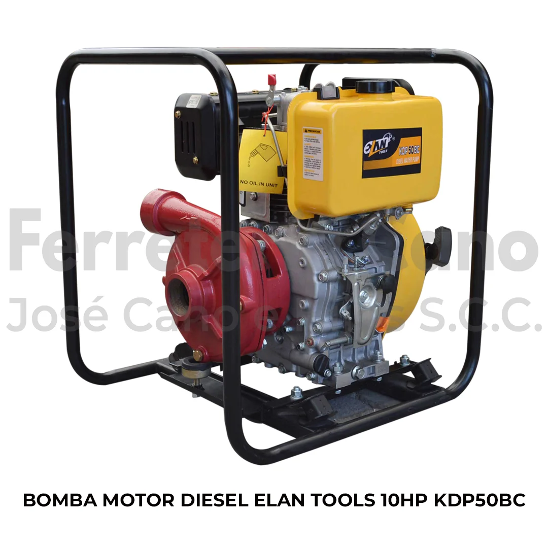 Motobomba Elan Tools KDP50BC diésel 10 HP para riego