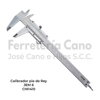 calibrador pie de rey jem 6 pulgadas
