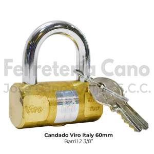 CANDADO VIRO ITALY 60mm