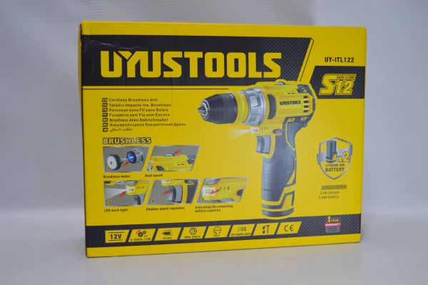 Taladro Uyustools UY-ITL122 inalambrico 10mm 12V 2 baterias - Imagen 2