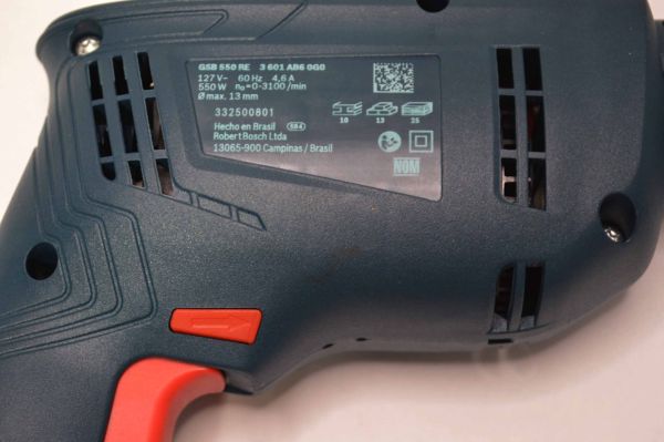 Taladro Bosch GSB 550 RE 127V 550W - Imagen 4