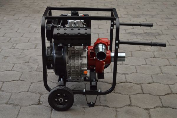 Bomba motor diesel 14hp 3X3 arranque eléctrico WEISERPRO - Imagen 2