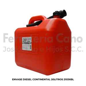 Envase Gasolina Continental 20 litros 21036BL