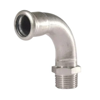 codo rosca macho acero inoxidable 90 grado