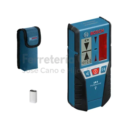 Receptor Láser Bosch LR6 - Alta Precisión ±1 mm para Construcción