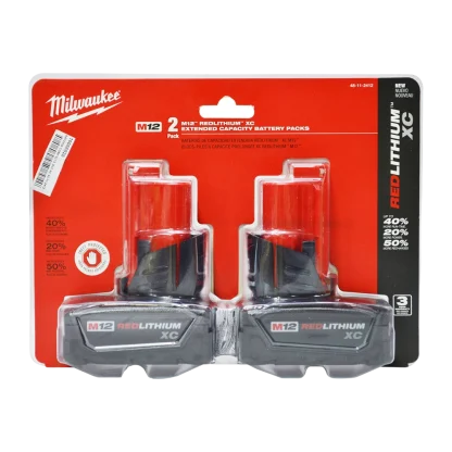 Bateria Milwaukee M12 Redlithium 48-11-2412 Xc4.0 3.0A 2Und