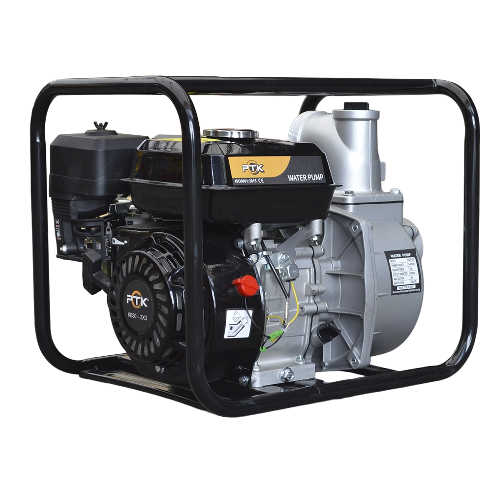 Motobomba PTK de gasolina 7 HP 3 pulgadas para riego