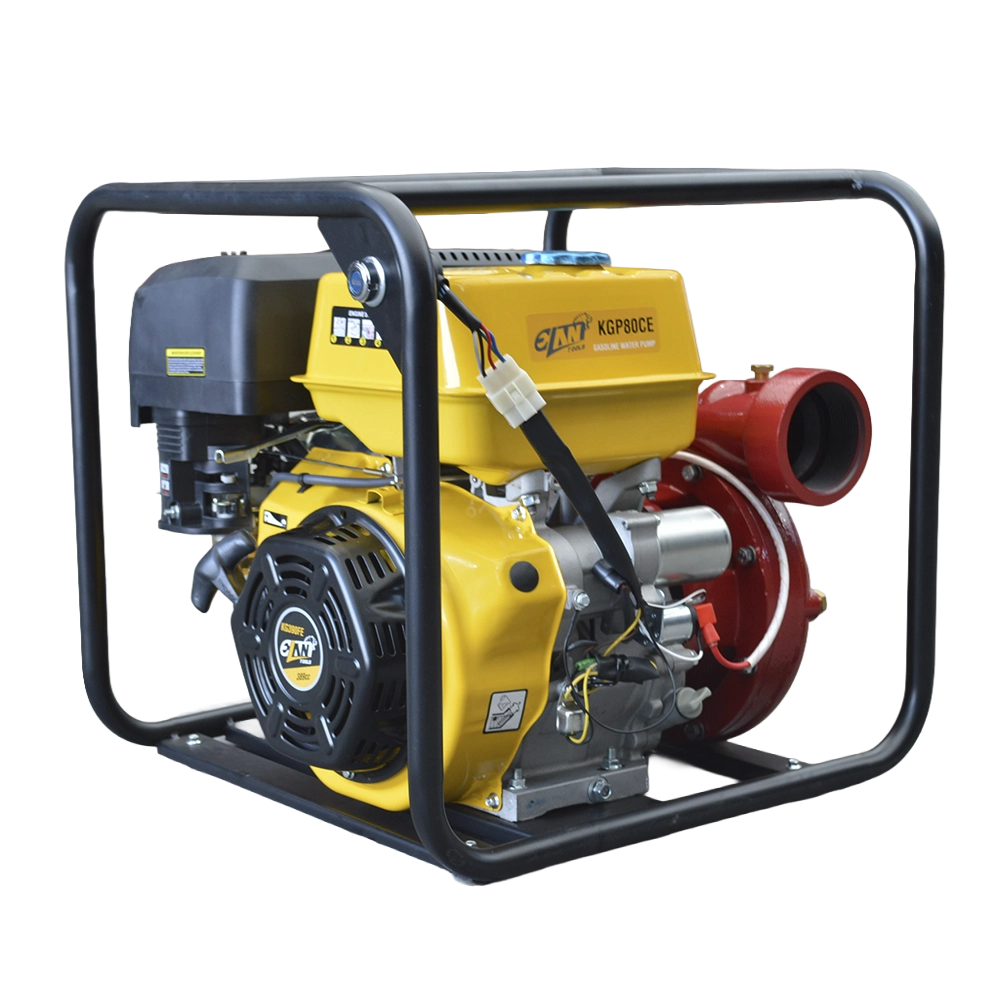 Motobomba Elan Tools KGP80CE gasolina 13 HP para riego industrial