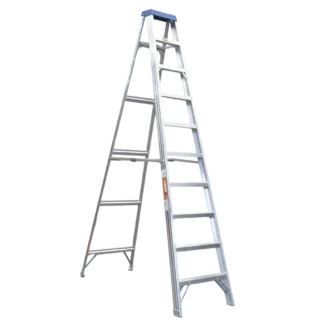escalera aluminio 9 gradas 300 libras