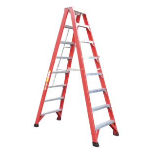 escalera tijera fibra vidrio MAVIJU doble acceso