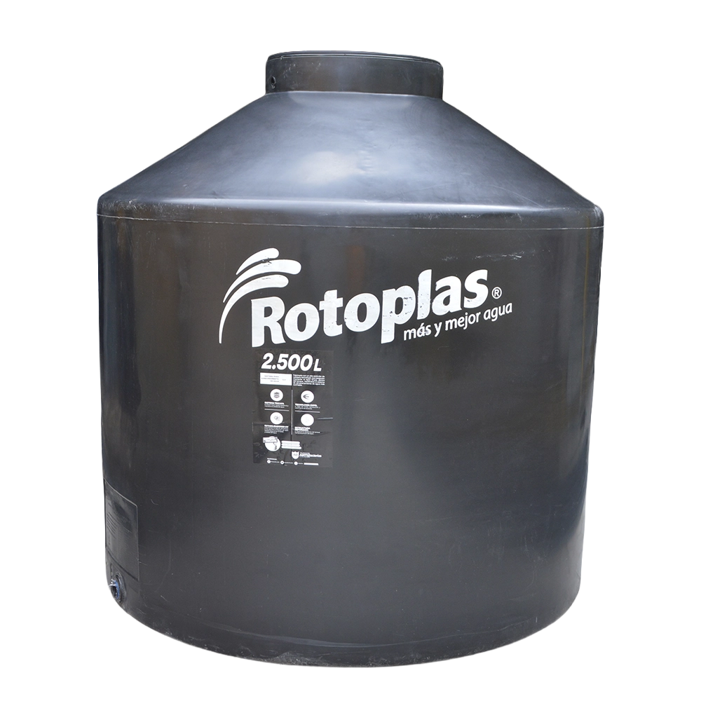 Tanque Rotoplas de 2500 litros para reserva de riego