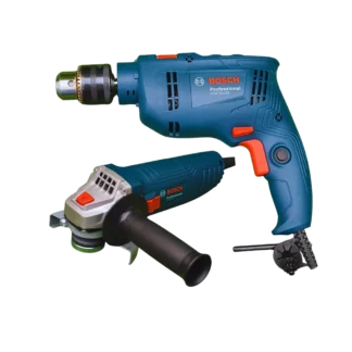Combo Bosch taladro 550W amoladora 850W