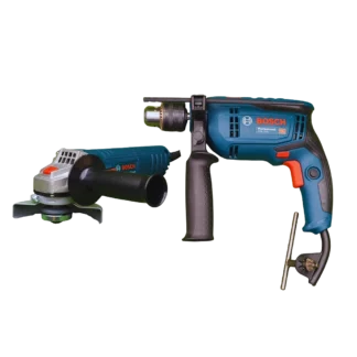Combo Bosch taladro 750W amoladora 850W