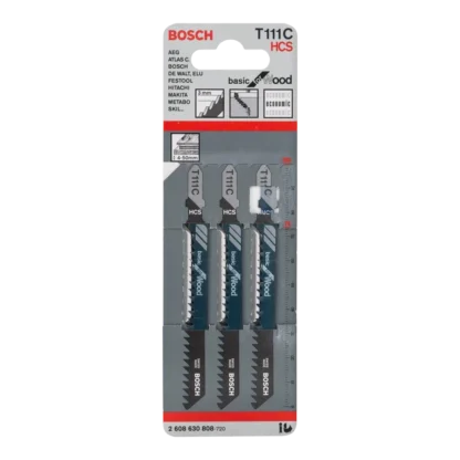 Hoja Sierra Caladora Bosch T111C Madera 5 Piezas