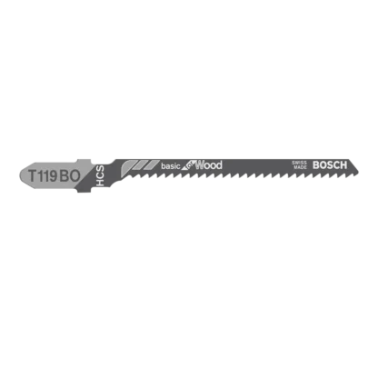 Hoja Sierra Caladora Bosch U19BO Madera para Taller
