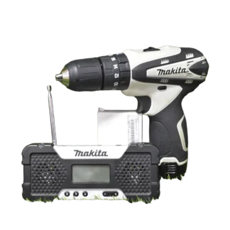 combo Makita taladro 12V con radio inalámbrico