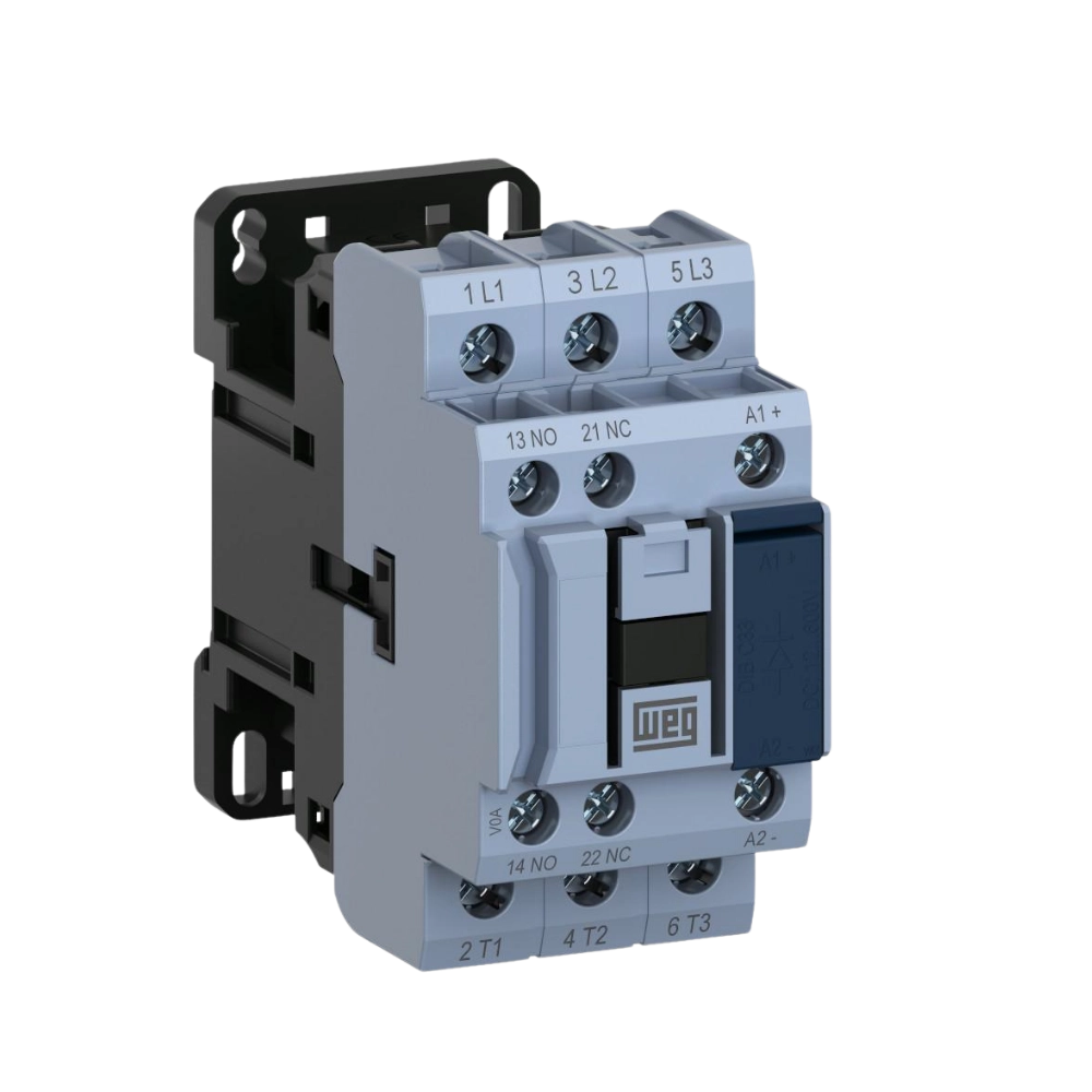 Contactor WEG CWB38 Bobina 110V/220V AC para Motores Trifásicos