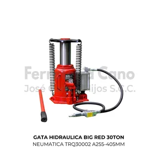 Gata Hidráulica Big Red 30Ton Neumática TRQ30002 A255-405MM