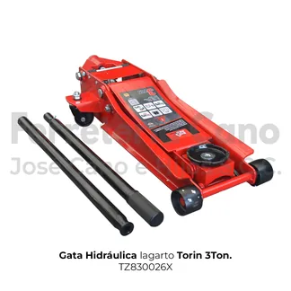 Gata Hidráulica Lagarto Torin Baja 3.0Ton Roja 9062-TZ830026X