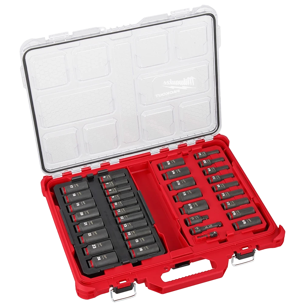 Juego de Dados de Impacto Milwaukee 9 a 36 Piezas Milwaukee en Ecuador