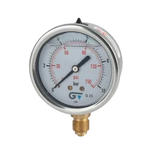 Manómetro de Glicerina 150 PSI Genebre para Sistemas Hidráulicos