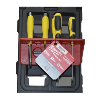 organizador milwaukee packout para desarmadores