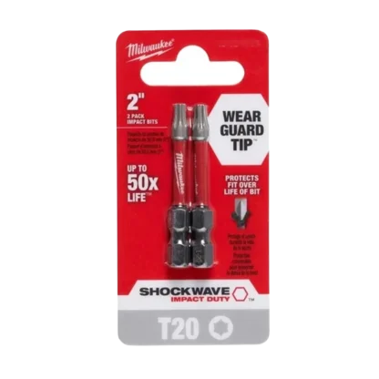 Puntas Torx Milwaukee T20 y T25 para Atornillado
