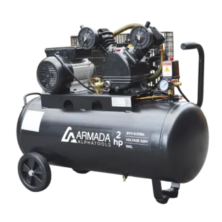 Compresor de Aire ARMADA 2HP Banda 100L 220V 115PSI