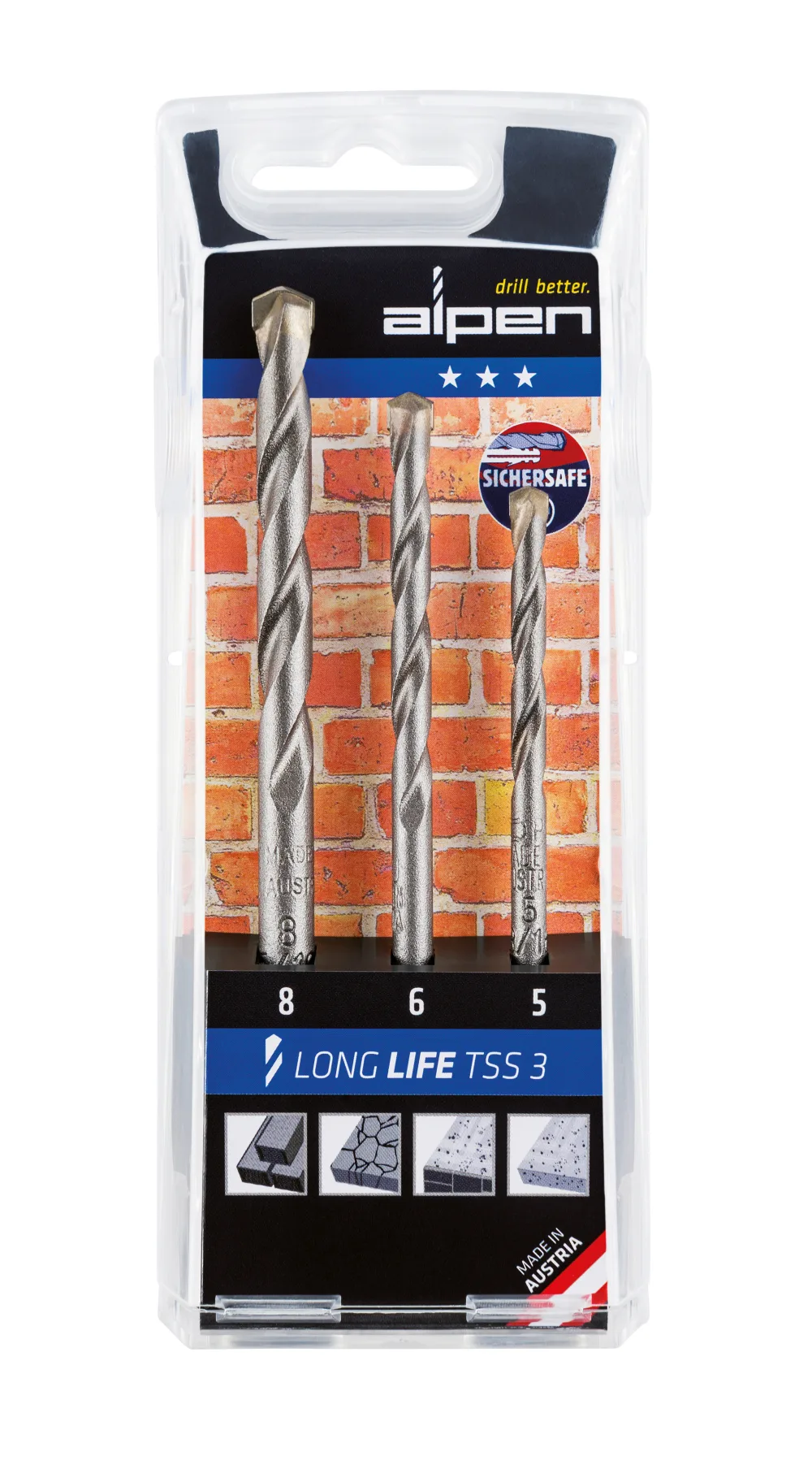Broca concreto Alpen Long Life