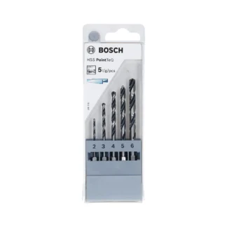 Juego de brocas helicoidales Bosch HSS PointTeQ para metal