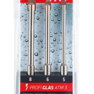 Set de brocas Alpen Profi Glas para vidrio y porcelanato, original