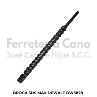 Broca SDS-Max DeWalt DW5828 1 1/2 x 18 x 22 1/2 pulgadas