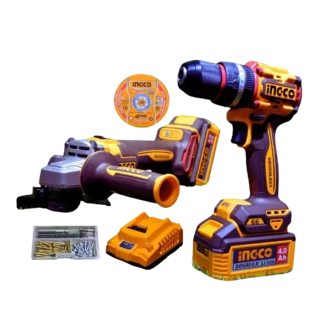 combo taladro y amoladora inalambrico