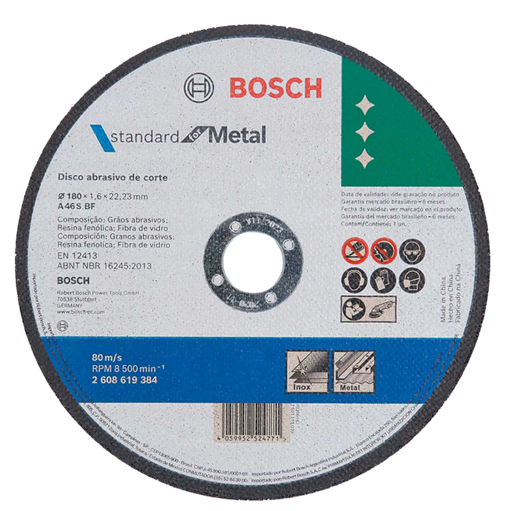 Disco de corte para metal Bosch PRO 4 1/2 pulgadas (115mm)