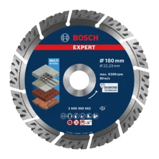 Disco Diamante Bosch Multimaterial 180mm x 22.23mm x 1.0mm