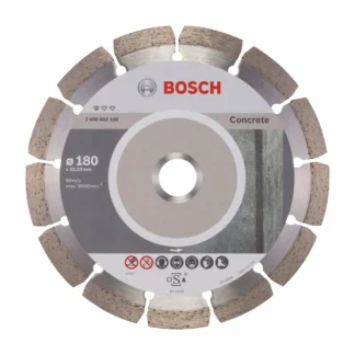 Disco de diamante Bosch Standard for Concrete segmentado Ø180 x 22,23 mm (2608602199)