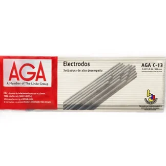 Caja de electrodos AGA 6011 de 1/8 pulgada, 20 kilogramos, marca AGA The Linde Group