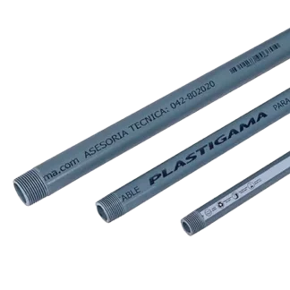 Tubo PVC Roscable Plastigama para Agua de 1/2 a 2 Pulgadas