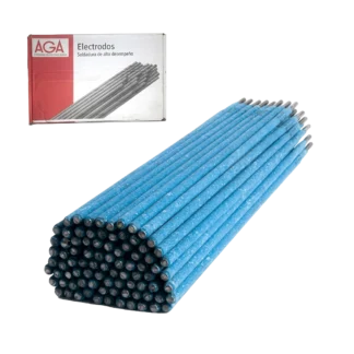 Electrodo AGA 6013 de 1/8 R15 Azul para Soldadura por Kilo