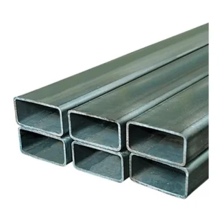 Tubo Rectangular Negro 40x20x1.50mm x 6m