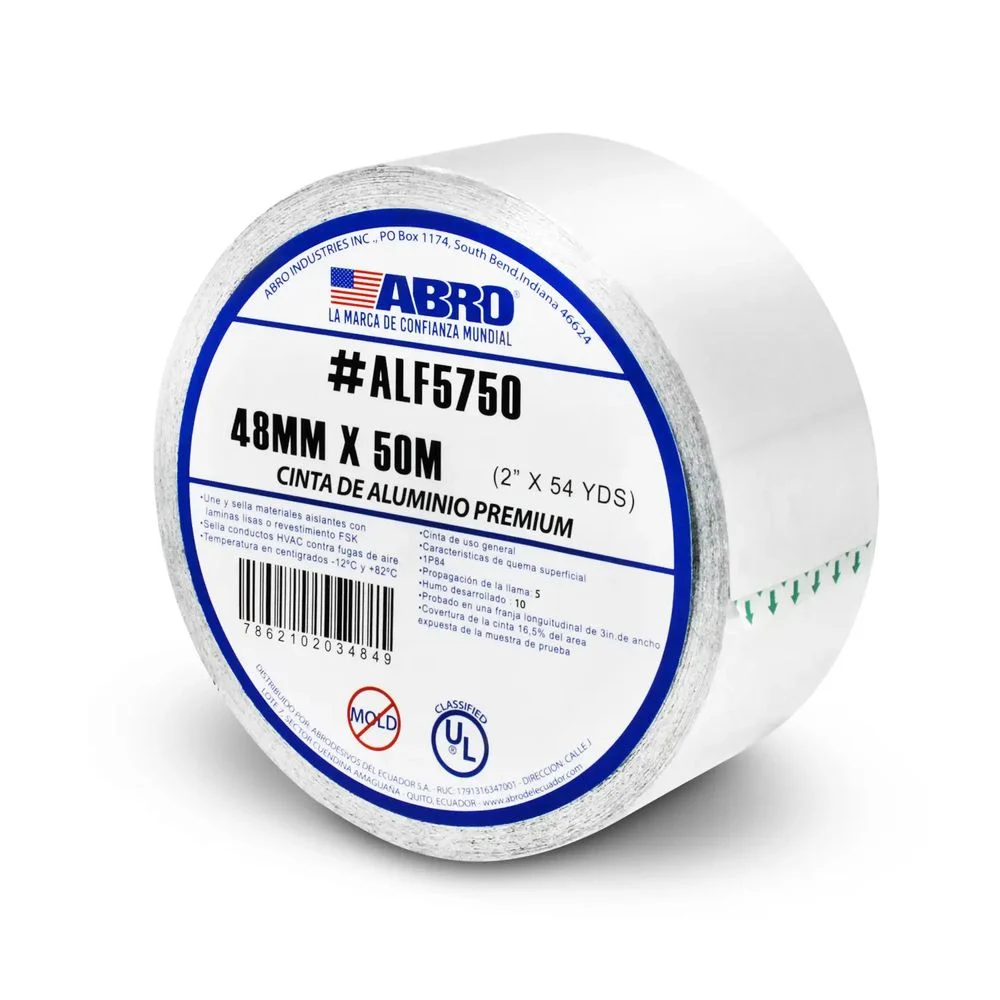 Cinta de aluminio Abro ALF5750 de 48 mm x 50 m