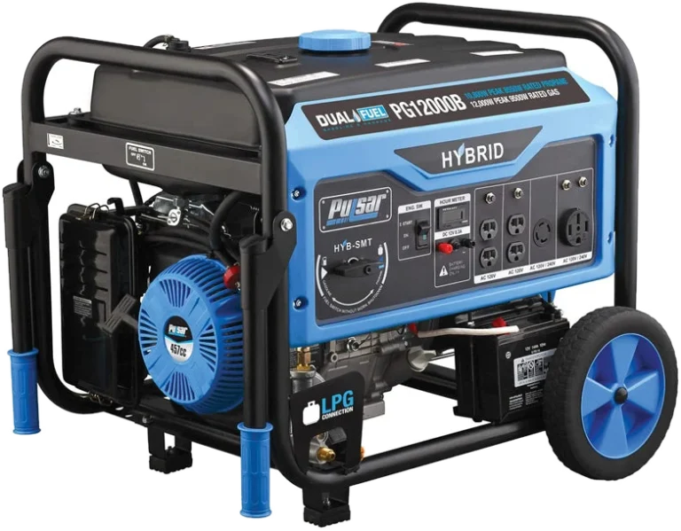 Generador Pulsar PG12000B 12000 W dual gas y gasolina