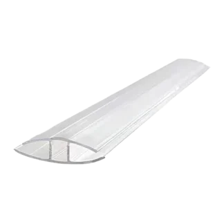 Perfil H para Policarbonato Alveolar 8 mm - Unión de Láminas