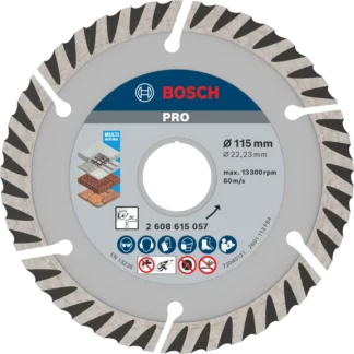 Disco Diamante Bosch PRO Universal 230 mm para Amoladora