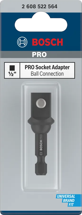 Dado Adaptador Bosch PRO 1/2 para Taladro o Atornillador