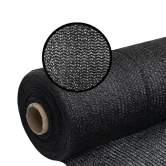 Malla Plástica Negra Polisombra 50% 4m Ancho