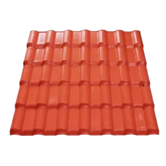 Teja PVC Naranja 1050 mm de Ancho para Techos